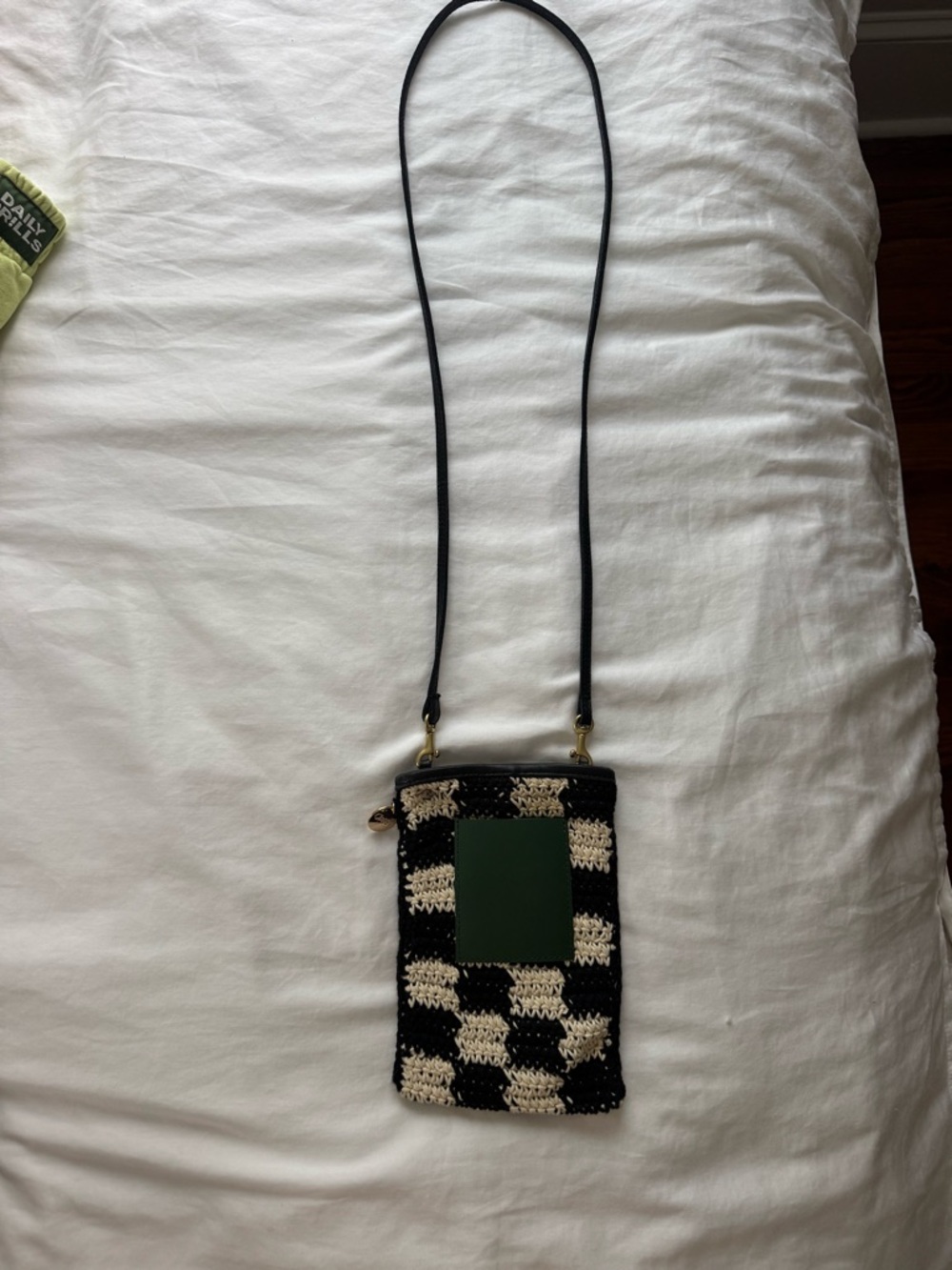 Clare V Poche Checkered Bag